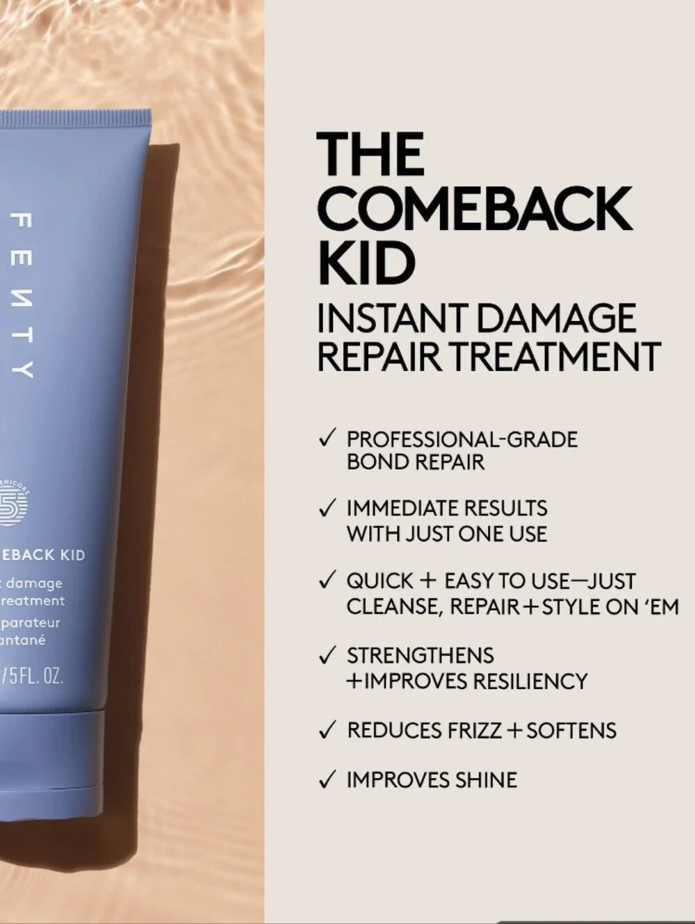 The Comeback Kid Instant Damage Repair Treatment - 5oz